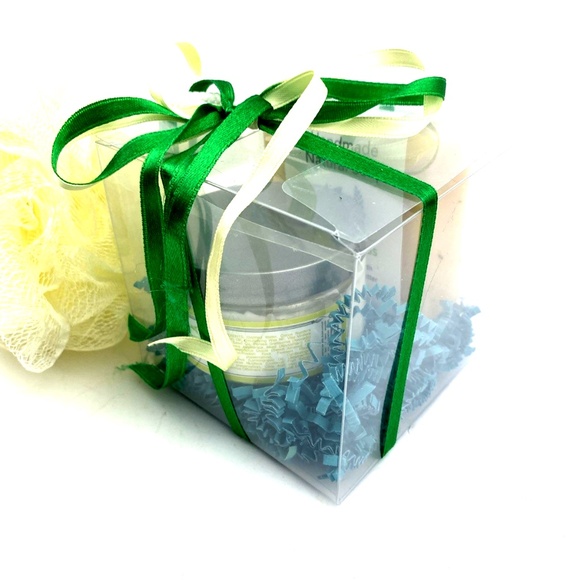 Lemongrass Soap Gift Set Christmas Holiday Package Bath Spa Lotion Bar - Picture 2 of 7